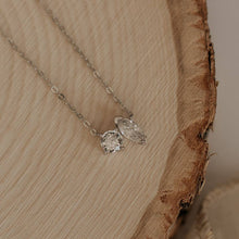 Load image into Gallery viewer, Sloane Two Stone Necklace in Gold