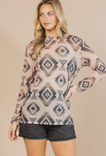 Load image into Gallery viewer, Gloria Semi Sheer Top