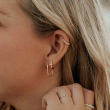 Load image into Gallery viewer, Avery Gold Hoops in Gold