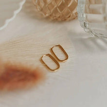 Load image into Gallery viewer, Avery Gold Hoops in Gold
