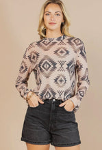 Load image into Gallery viewer, Gloria Semi Sheer Top