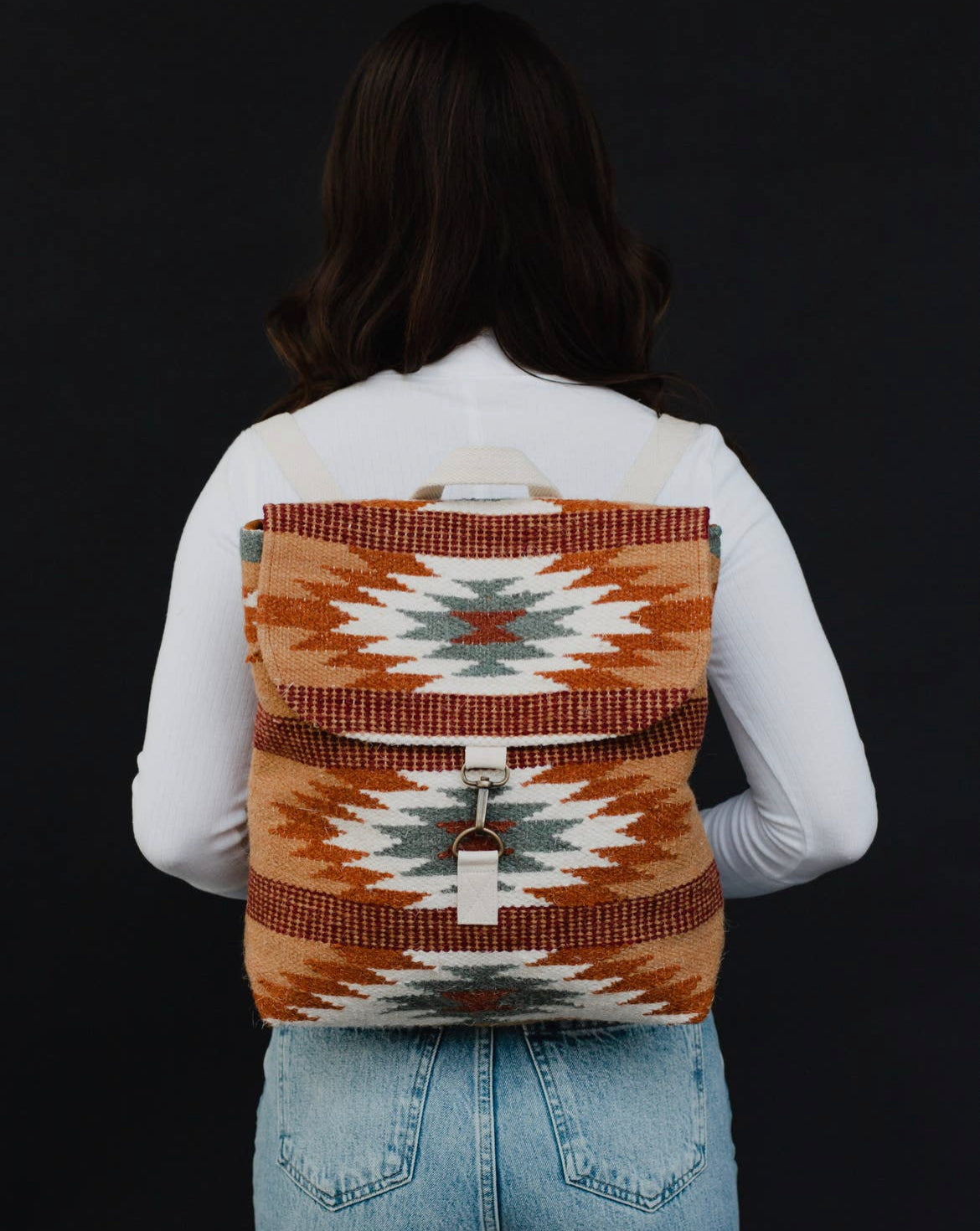 NEW PANACHE APPAREL tribal adjustable backpack in rust Journeyman Backpack - Rust | Filson main image 4