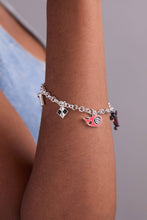 Load image into Gallery viewer, Hot Wheels™ Racecar Toggle Charm Bracelet: Silver