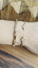 Load and play video in Gallery viewer, Oriana Flower Cuff