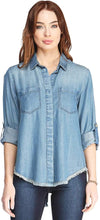 Load image into Gallery viewer, Riley Tencel Button Down Shirt - Frayed