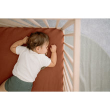 Load image into Gallery viewer, Bamboo Viscose Crib Sheet - Chestnut