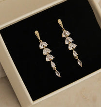 Load image into Gallery viewer, Pear Marquise Drop Earrings
