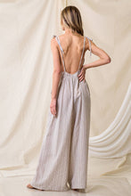 Load image into Gallery viewer, Striped Linen Jumpsuit
