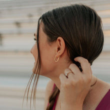 Load image into Gallery viewer, Avery Gold Hoops in Gold
