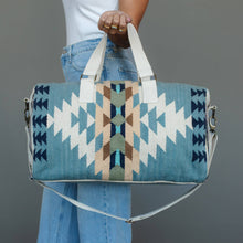 Load image into Gallery viewer, Bayside Blue Western Duffel
