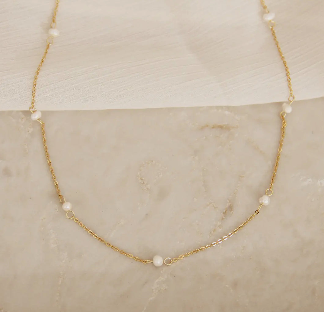 Pearl By The Yard Necklace