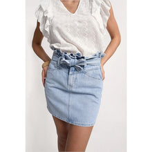 Load image into Gallery viewer, Paperwaist Denim Skirt - M
