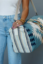 Load image into Gallery viewer, Bayside Blue Western Duffel

