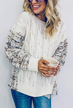Load image into Gallery viewer, Greta Printed Back Oversized Sweater
