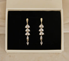 Load image into Gallery viewer, Pear Marquise Drop Earrings
