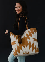 Load image into Gallery viewer, Aztec Orange Tote
