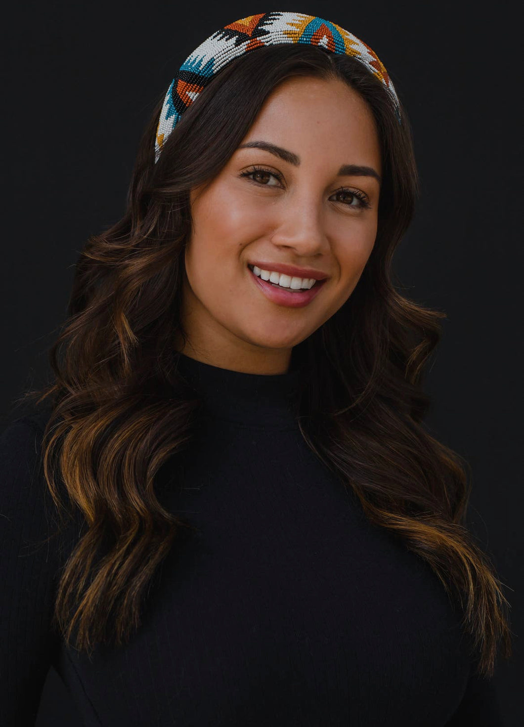 Aztec Beaded Headband