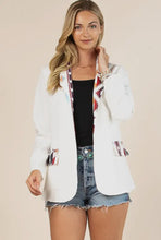 Load image into Gallery viewer, Alice Aztec Contrast Blazer
