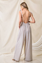 Load image into Gallery viewer, Striped Linen Jumpsuit
