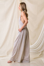 Load image into Gallery viewer, Striped Linen Jumpsuit

