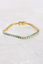 Load image into Gallery viewer, Turquoise Tennis Bracelet
