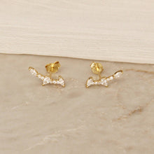 Load image into Gallery viewer, Ivy Ear Climbers Gold
