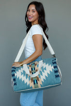 Load image into Gallery viewer, Bayside Blue Western Duffel
