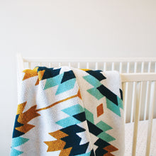 Load image into Gallery viewer, Sedona Baby Blanket in Aqua
