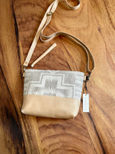 Load image into Gallery viewer, Large Fairfield Crossbody - Leather and Pendleton Wool
