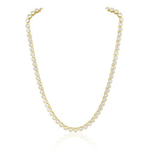Load image into Gallery viewer, Chloe Bezel Tennis Necklace
