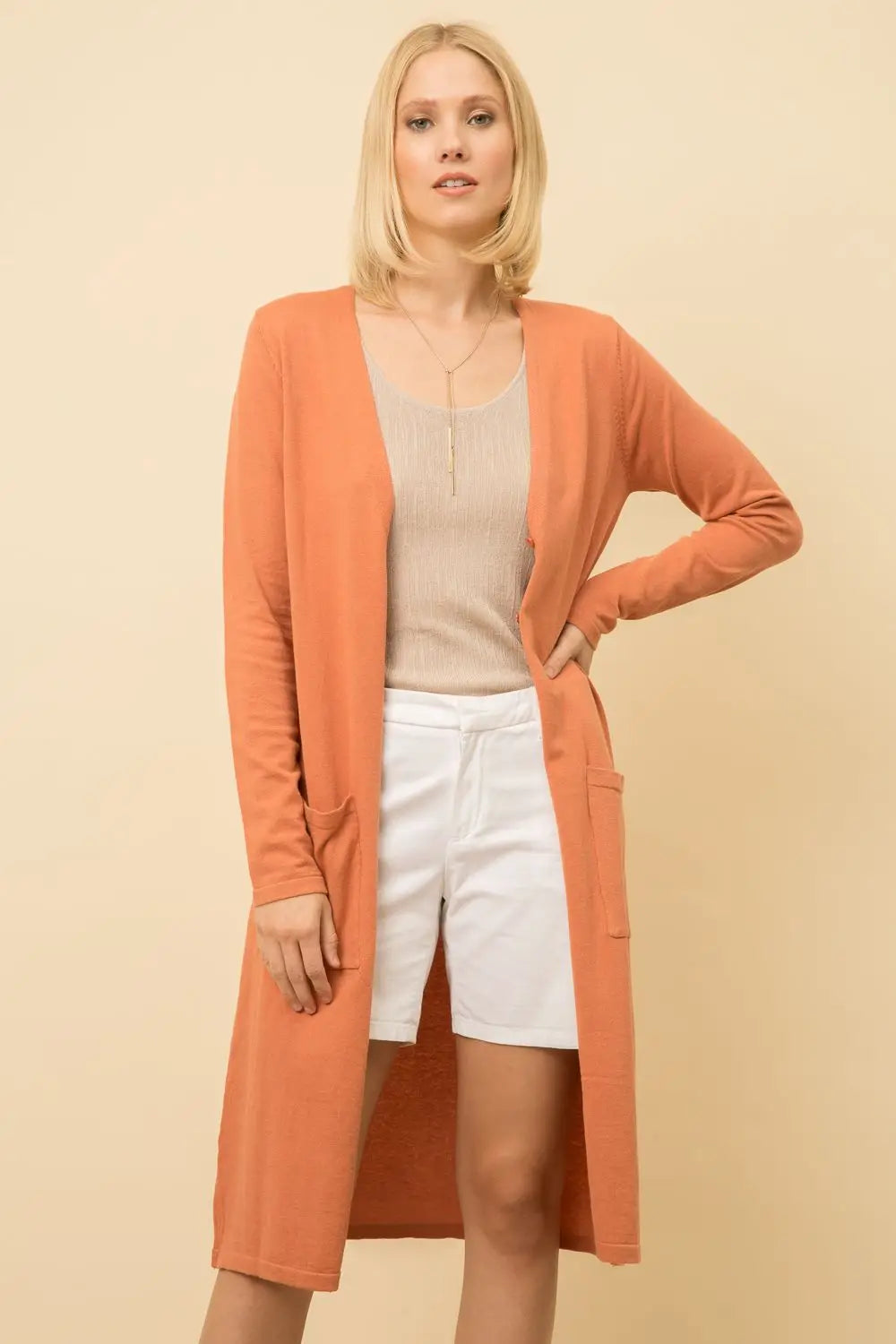 Carly Rust Cardigan