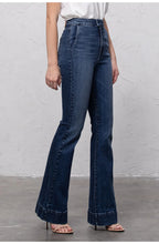 Load image into Gallery viewer, Happi Dark Wash High Rise Flare Jeans
