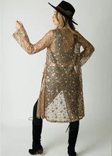 Load image into Gallery viewer, Luz Pecan Sequin Duster
