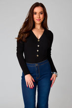 Load image into Gallery viewer, Harper Long Sleeve Button Up Bodysuit
