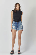 Load image into Gallery viewer, Sofia Dark Wash Shorts
