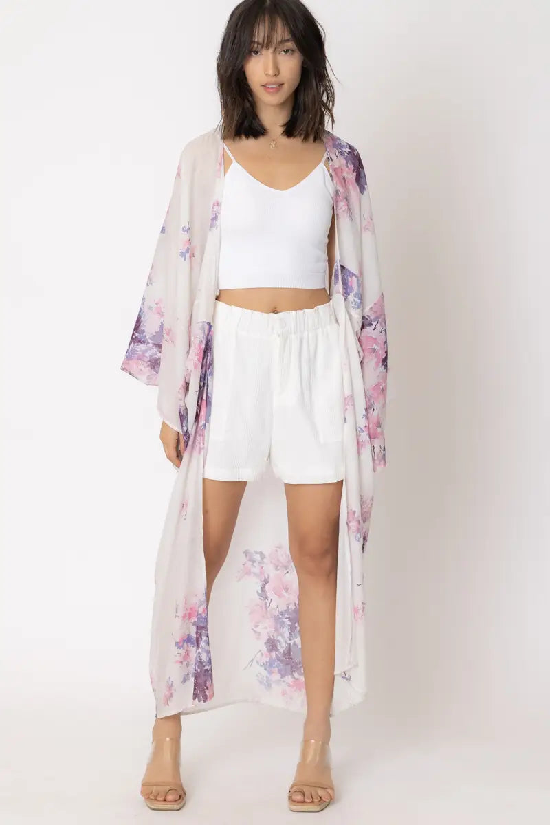 Amanda Floral Kimono