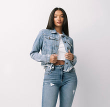 Load image into Gallery viewer, Kelso Distressed Fray Jacket

