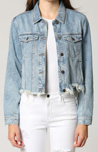 Load image into Gallery viewer, Kelso Distressed Fray Jacket
