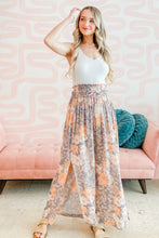 Load image into Gallery viewer, Elizabeth Floral Side Slit Wide Pant
