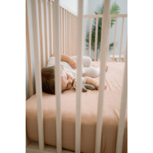Load image into Gallery viewer, Bamboo Viscose Crib Sheet - Clay
