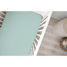 Load image into Gallery viewer, Bamboo Viscose Crib Sheet - Sage
