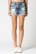 Load image into Gallery viewer, Sofia Dark Wash Shorts
